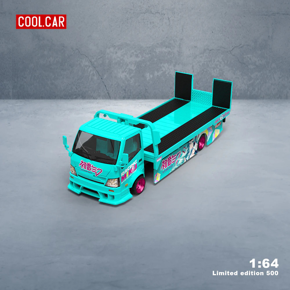 Cool Car 1/64 H300 Flatbed Transport Trailer - Hatsune Miku