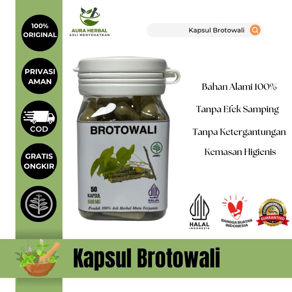 Kapsul Brotowali Obat Gatal dan Eksim