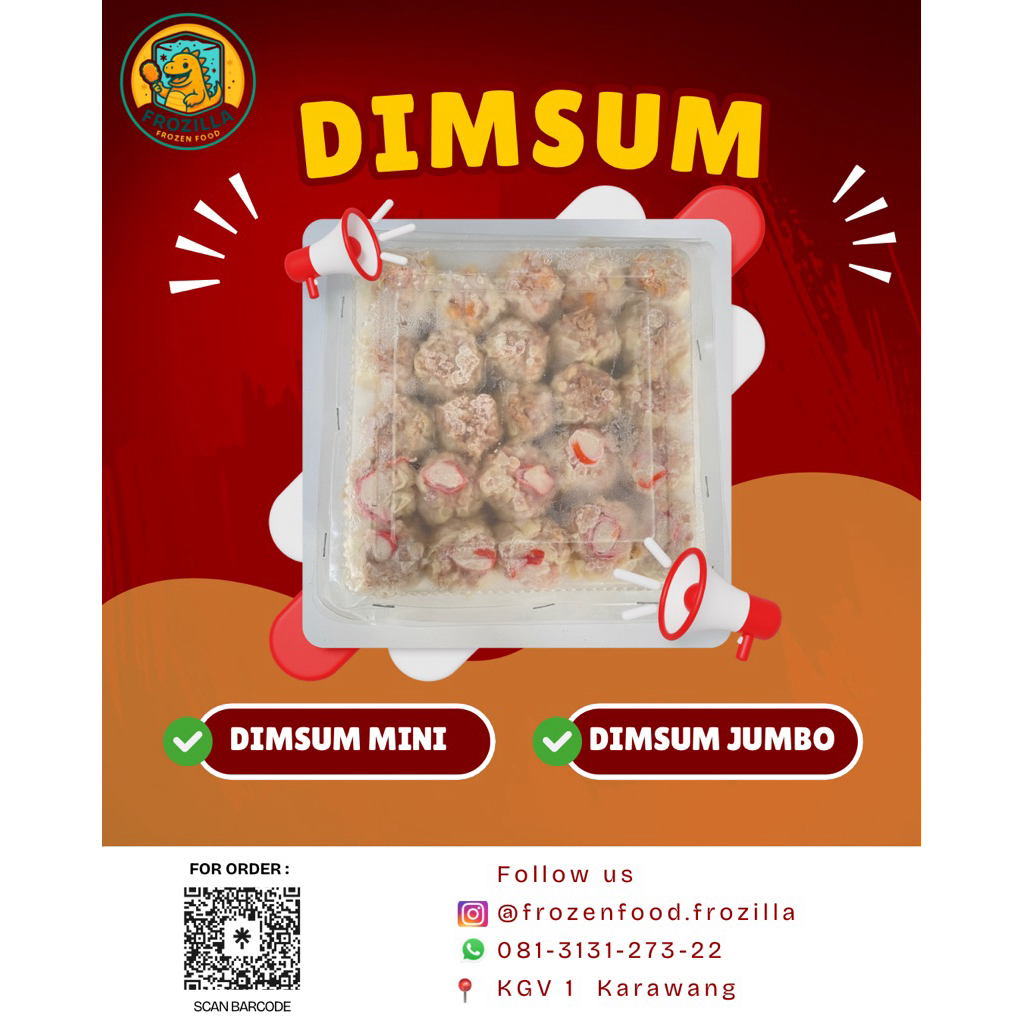 DIMSUM JUMBO FROZEN HALAL DISTRIBUTOR KARAWANG
