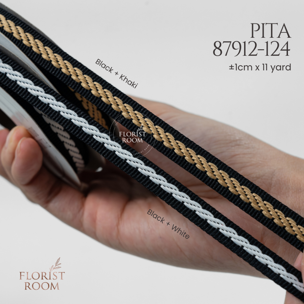 

pita 87912-124 ±1cm x 11yard -Hadiah -Ribbon -Hampers