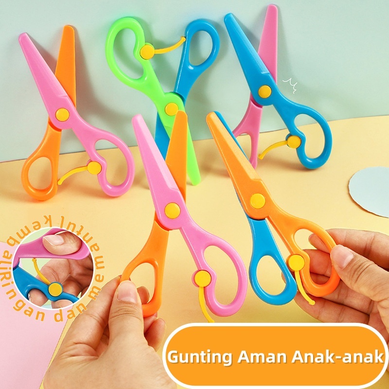 

Gunting Kertas & Plastik Anak Aman – Ujung Tumpul, Safety Scissors Rounded, Ideal untuk Sekolah & Kerajinan