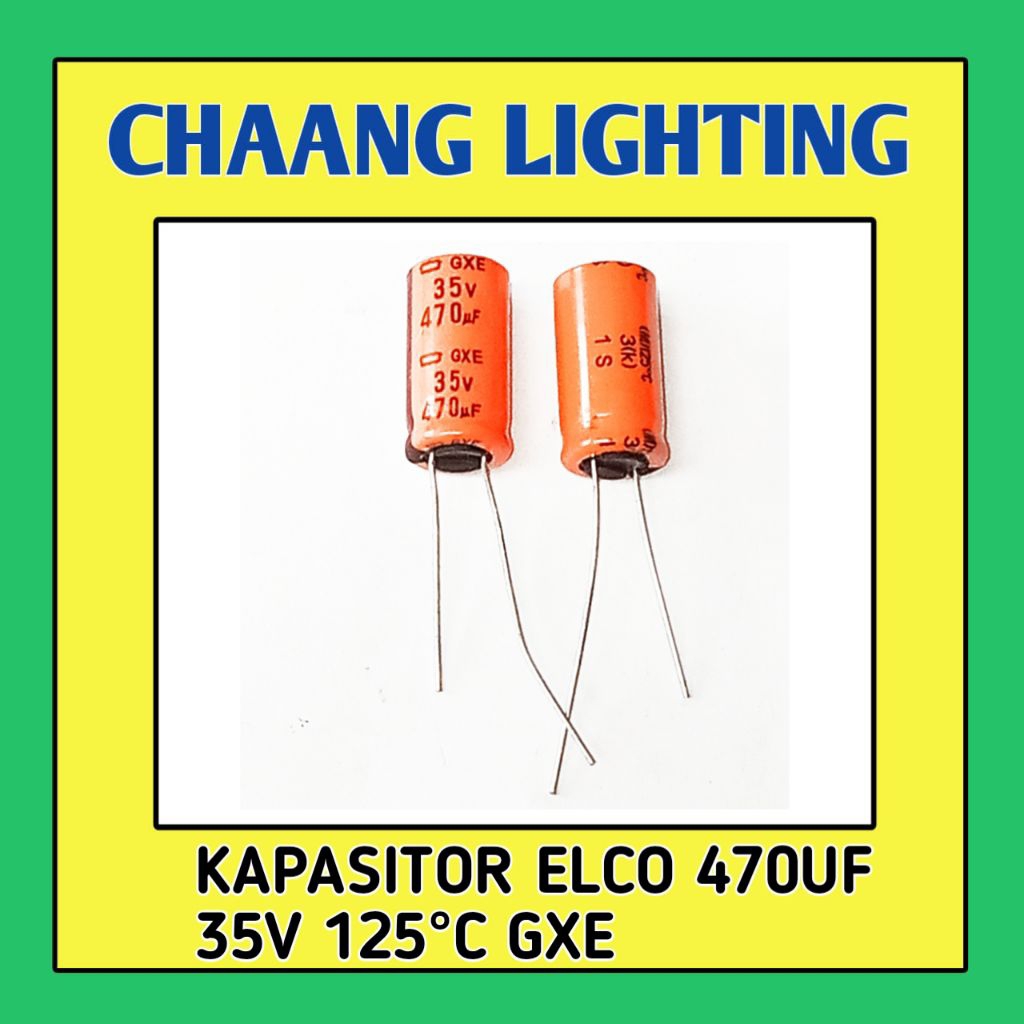 470UF 35V KAPASITOR ELKO 470UF 35V CAPASITOR ELCO 470UF 35V ELCO 470UF 35V 125°C