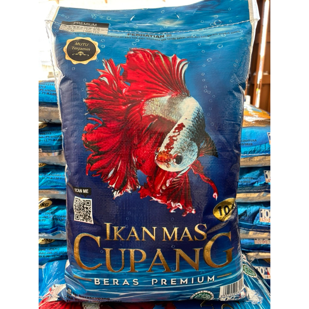 

BERAS IKAN MAS CUPANG PREMIUM @10 Kg