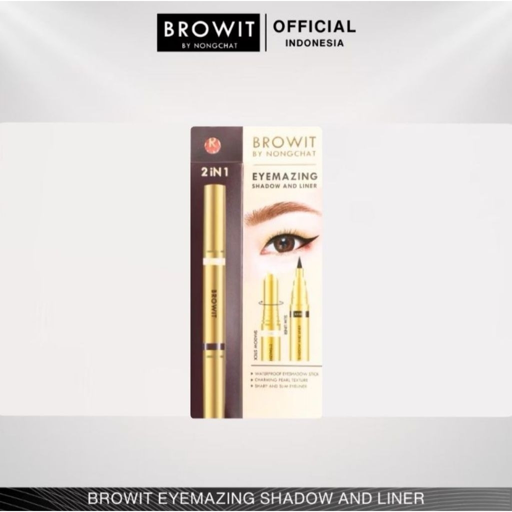 BROWIT EYEMAZING SHADOW AND LINER SHINING PEARL