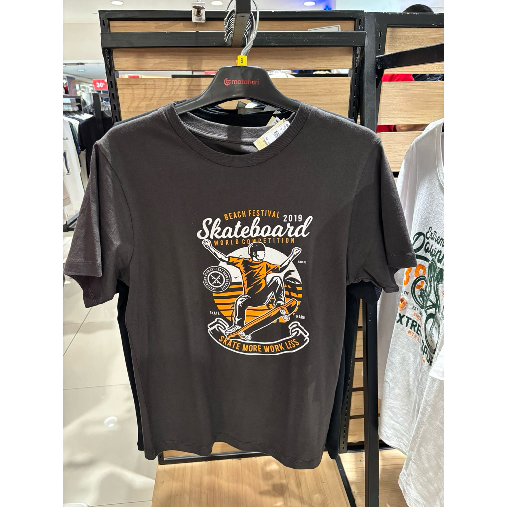 t shirt oblong pria original merk aos/t zone