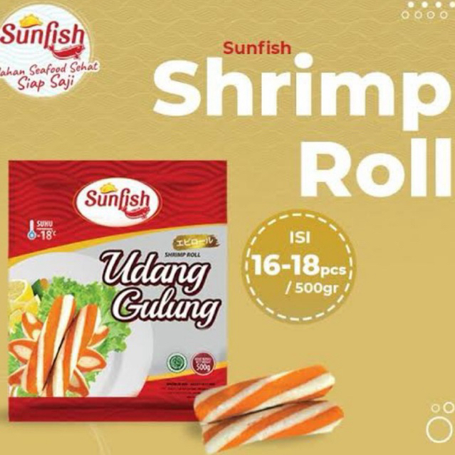 

SUNFISH udang gulung 500gr||shrimp roll