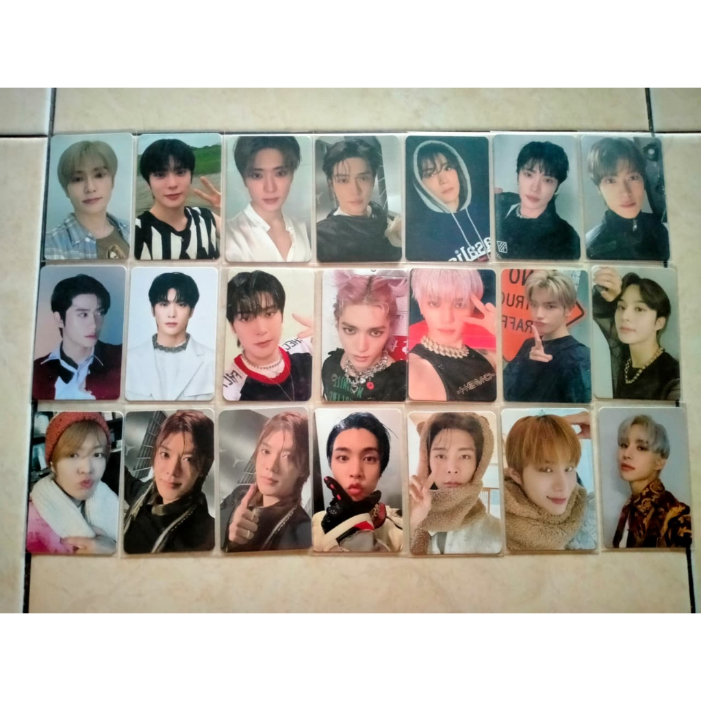 photocard nct 127 jaehyun taeyong johnny yuta jungwoo take all (dapat 21 pc ofc)