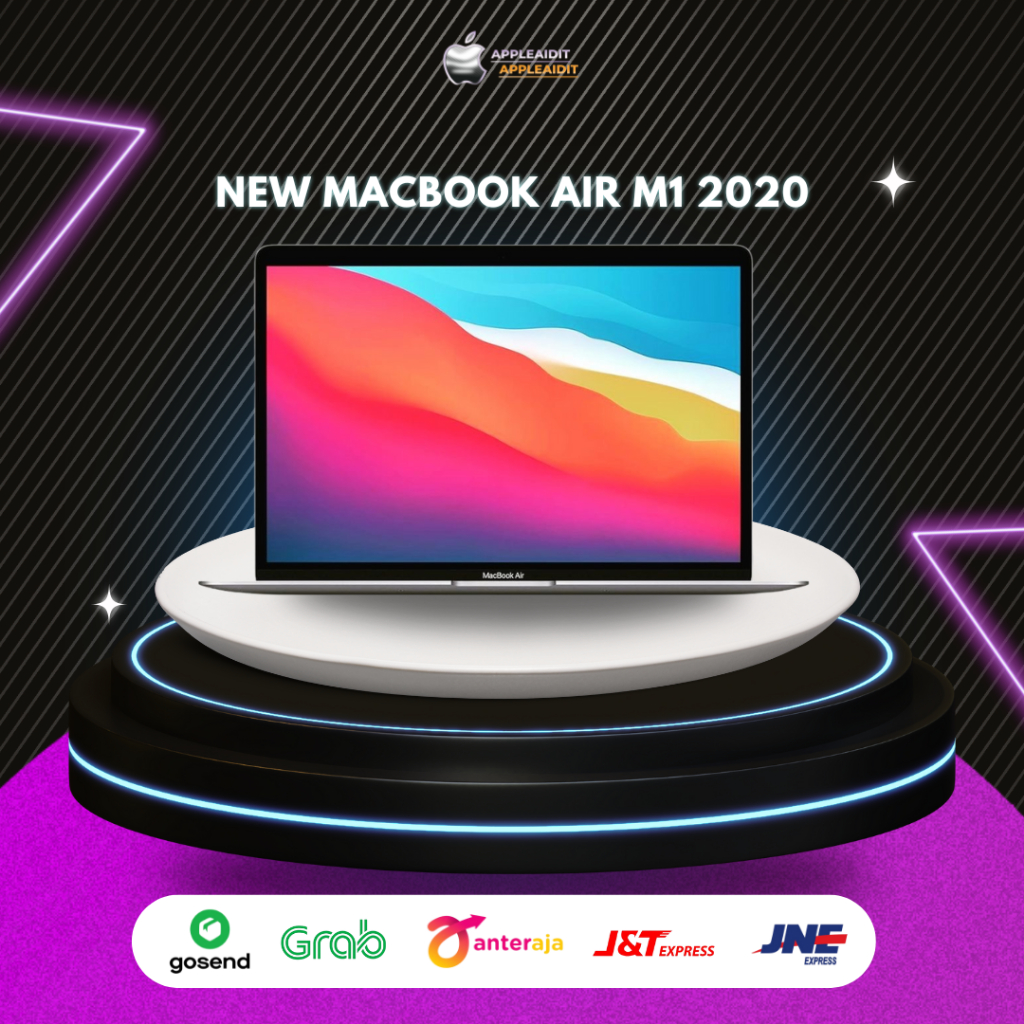 NEW MACBOOK AIR M1 13" 2020 8/256GB GARANSI RESMI