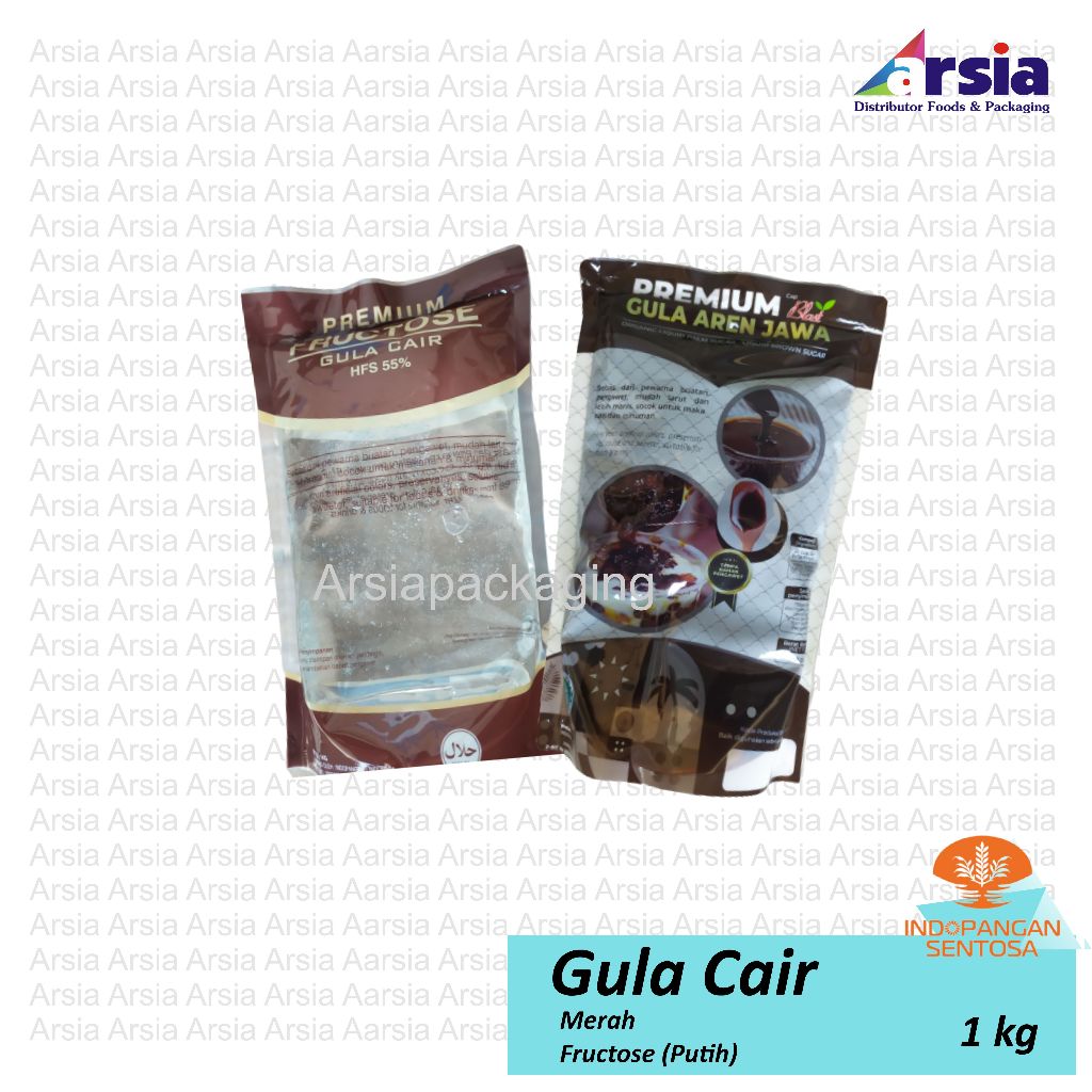 

GULA CAIR Fructose/Merah Cair/Brown Sugar - 50 gr, 1 kg dan 7 kg INDOPANGAN (arsiapackaging)