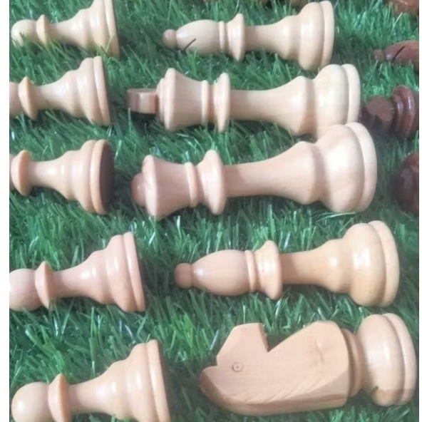 Bidak Catur Kayu Premium Standar Percasi