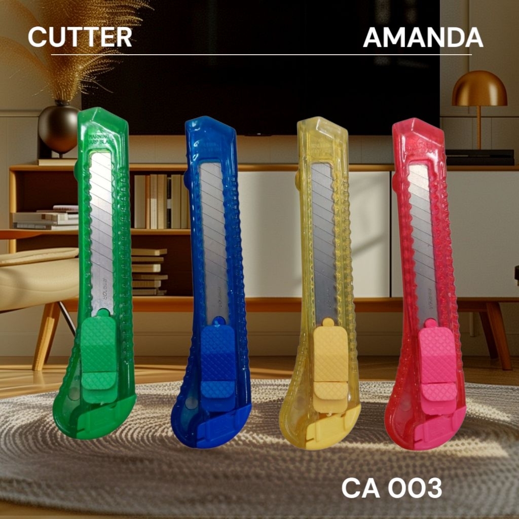 

Amanda Cutter CA-002 CA-003 Bening Warna Random ( HARGA 1 PAK ISI 12 Pcs )