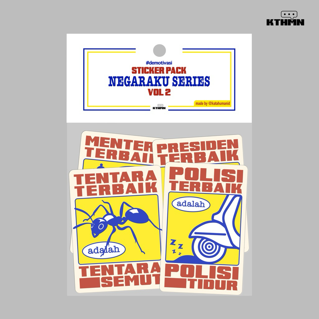 

Negaraku Series Vol. 2 - Sticker Pack | SP - 094