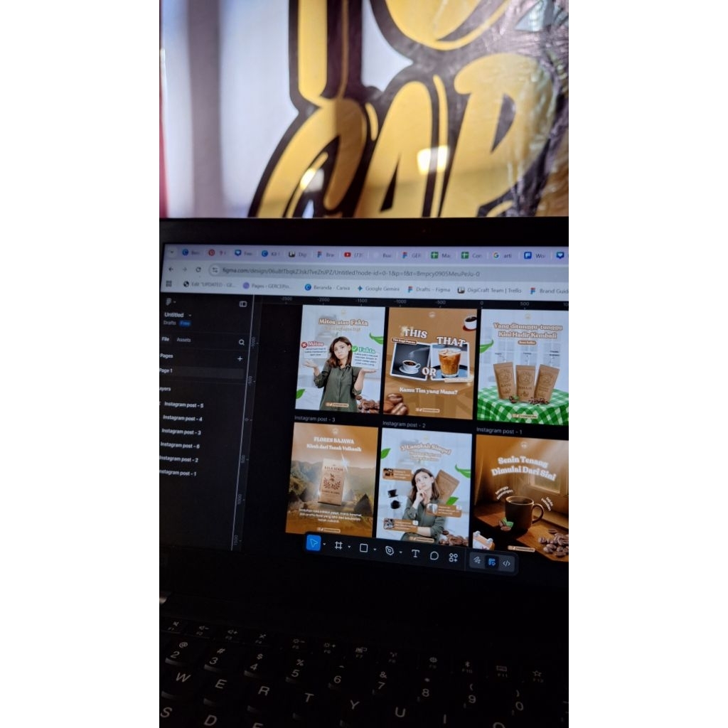 Jasa editing/joki desain feed, reels instagram fb ataupun poster