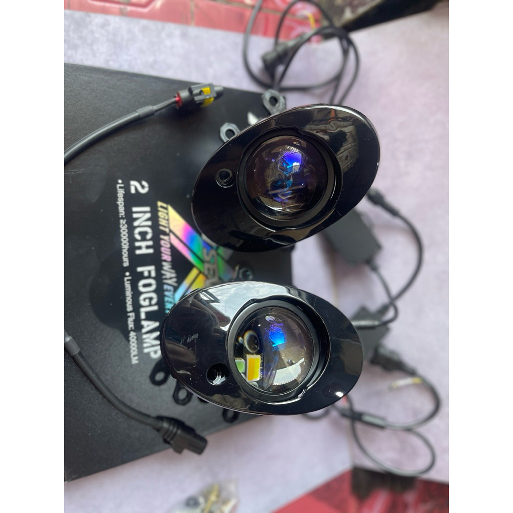 x-7seven -foglam 2inch projektor biled x-7seven x-7 3warna mobil universal honda & toyota 3warna