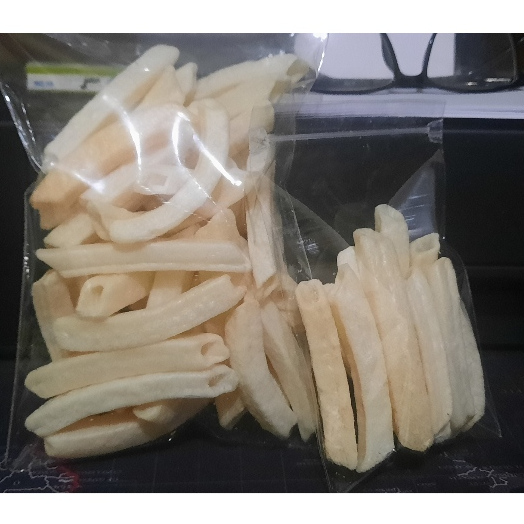 

Makanan ringan Camilan Renyah Stik Kentang / Potato Stick Snack / Makanan Camilan Muurah