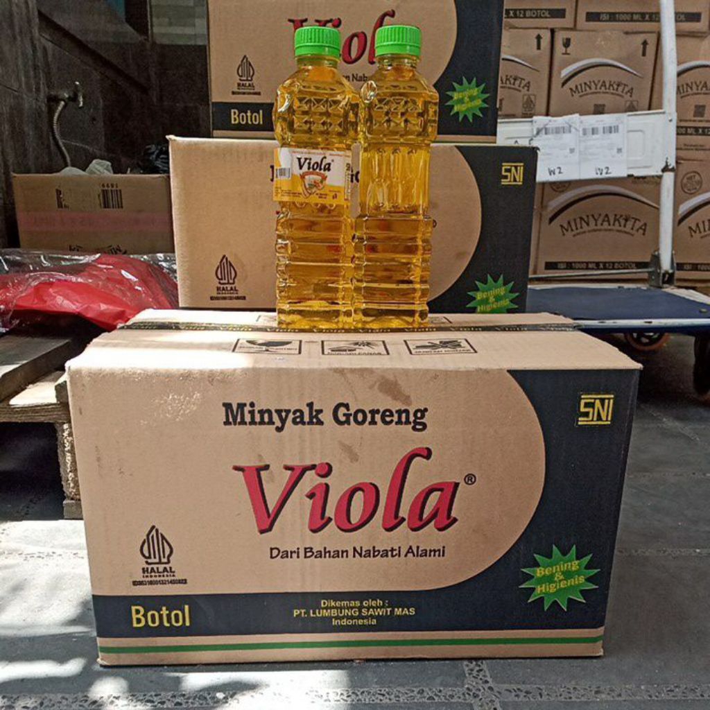 

VIOLA minyak goreng 500ML botol 24 1 dos