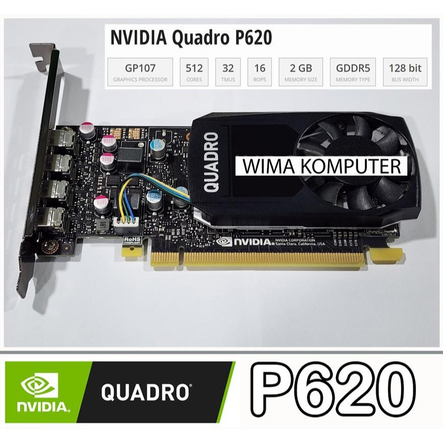 Quadro P620 Profesional Graphics Card by NVIDIA