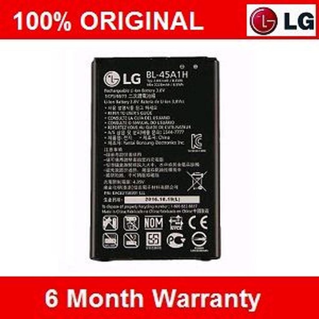 LG Battery BL-45A1H LG K10 2016 Baterai Batere Original 100% Batre