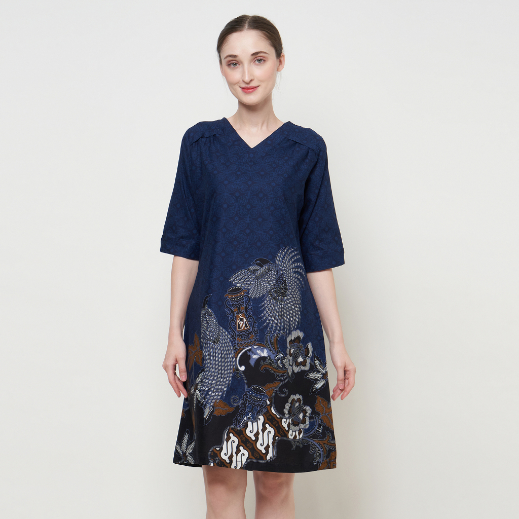 Krisna Wahyu Batik Dress Wanita