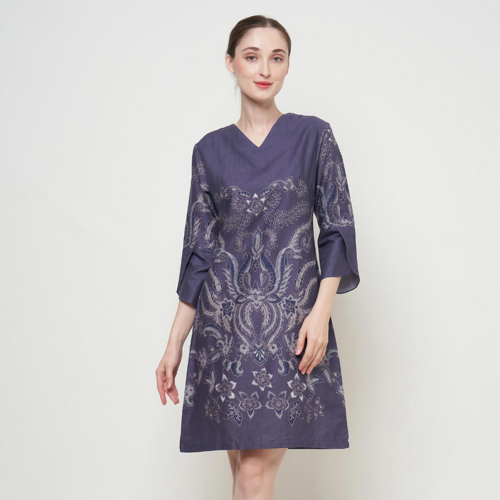 Krisna Wahyu Batik Dress Wanita