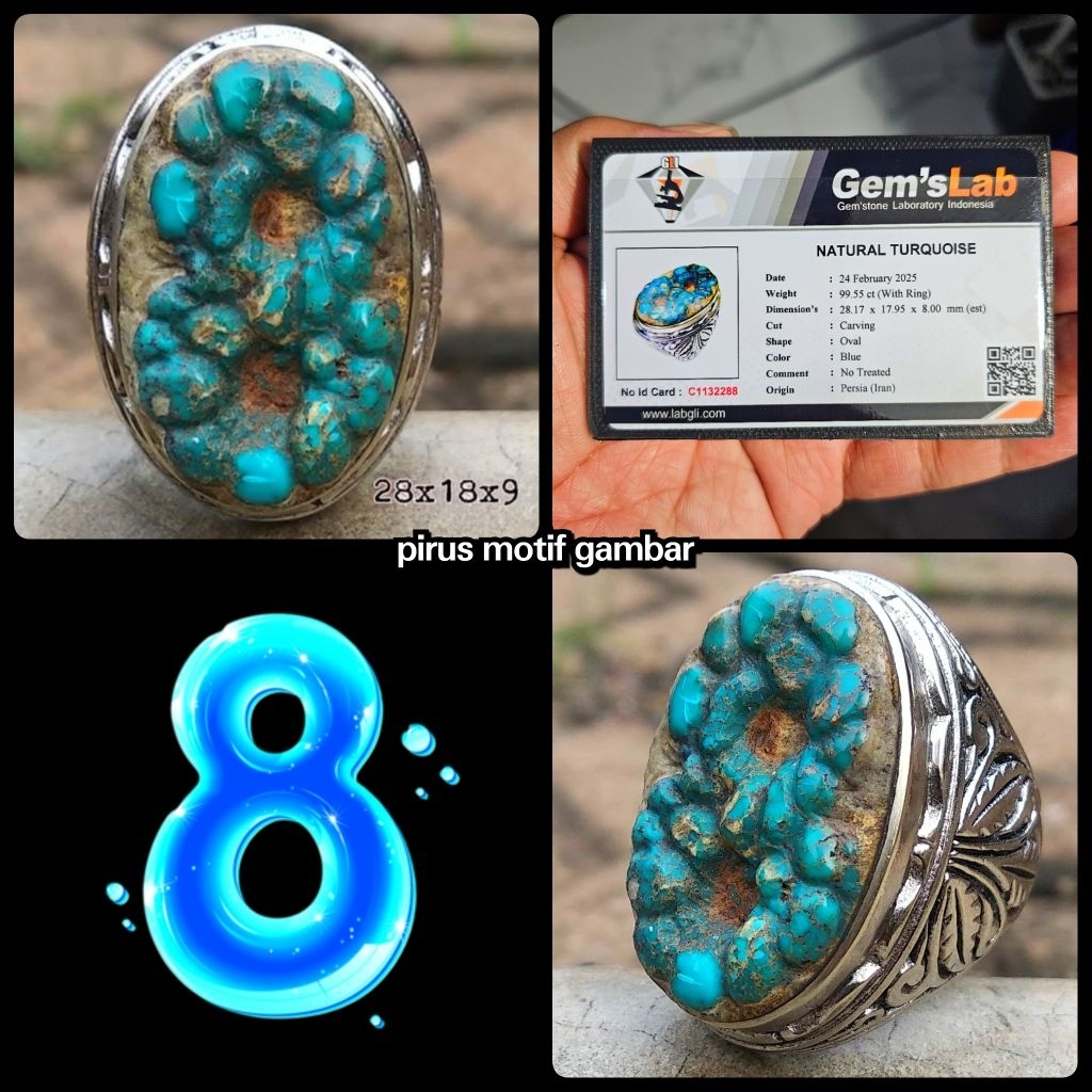 natural batu pirus ngerikil alami alam asli iran ( NTE YA )