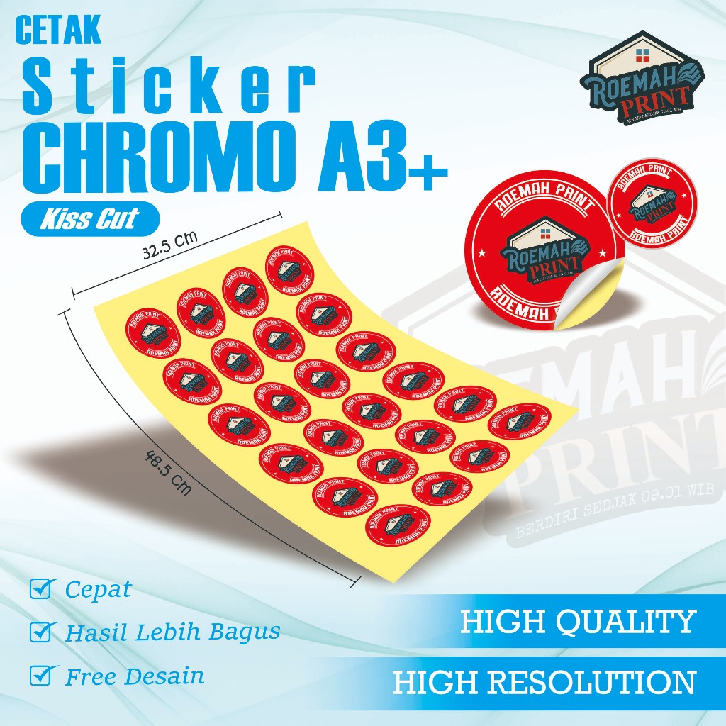 

Print Stiker Chromo Custom A3+