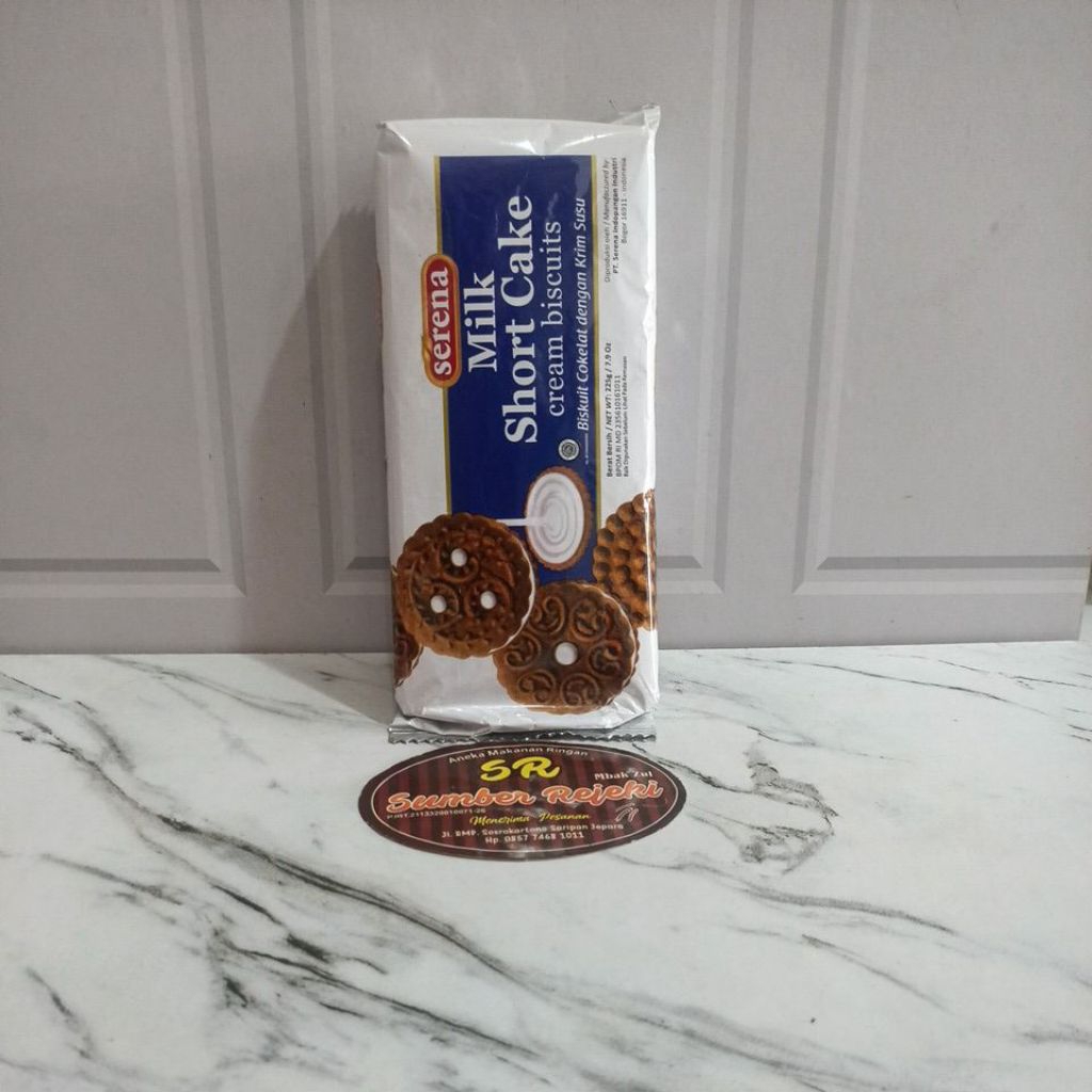 

SERENA SHORT CAKE SUSU BERAT 225 GRAM