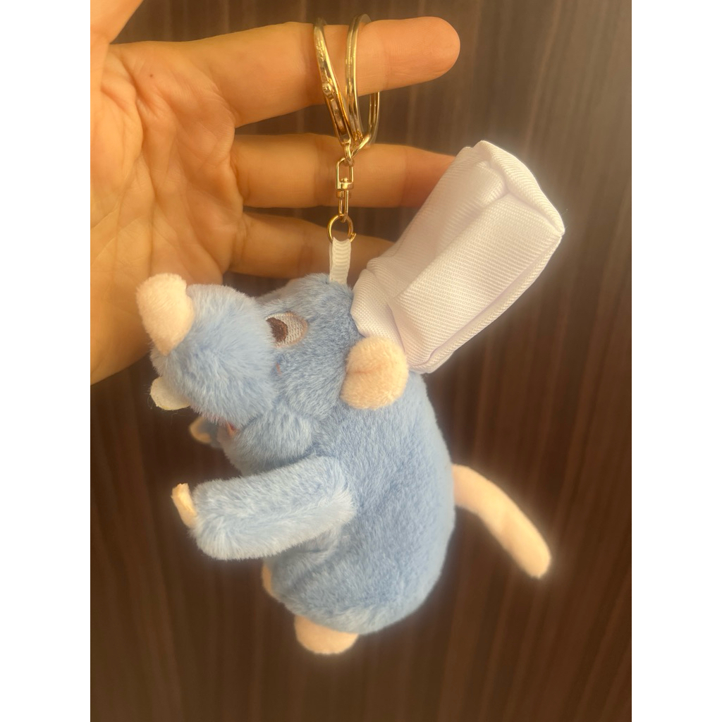 DREAMTOYS96 Gantungan Kunci Boneka tikus Ratatouille Keychain Tikus Koki