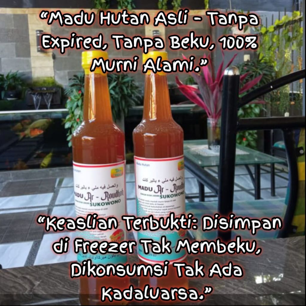 

Madu hutan asli murni tanpa campuran nextar alam