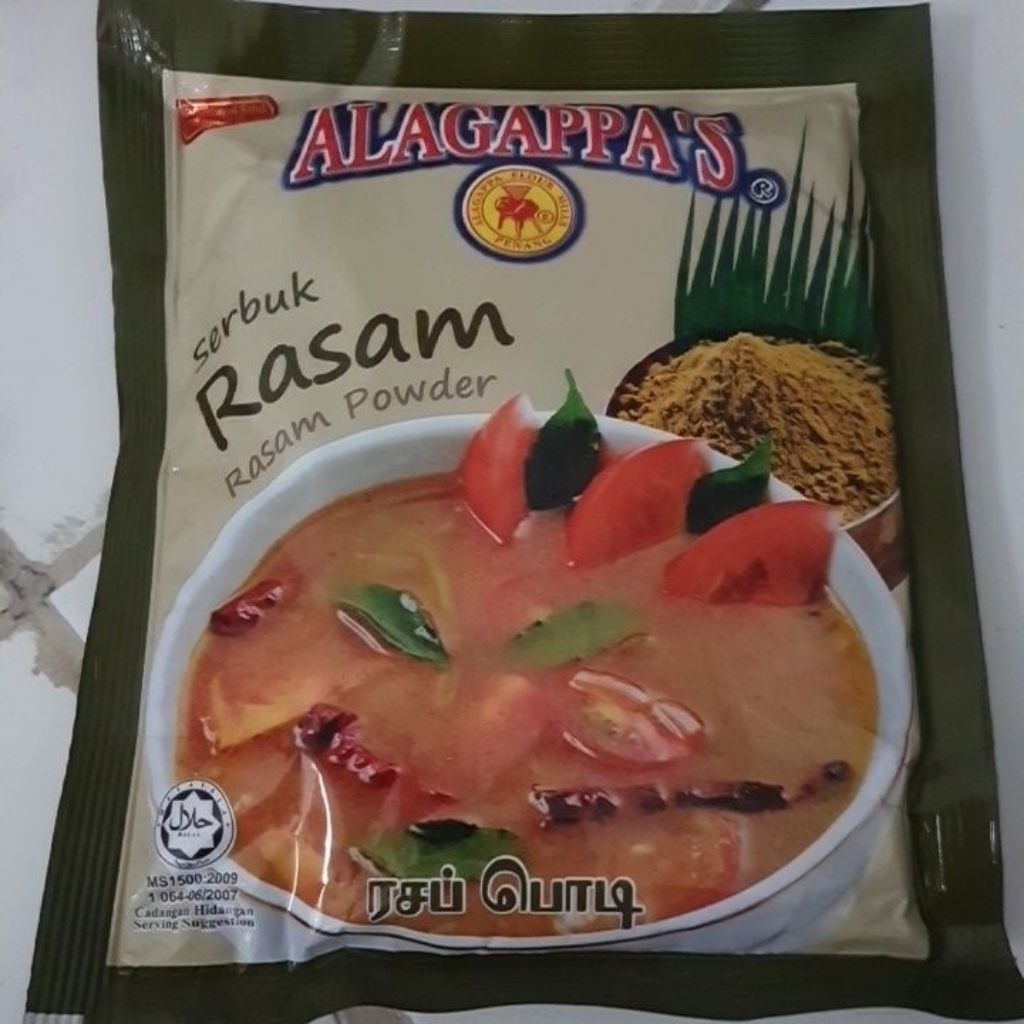 

Alagapa's serbuk rasam/rasam powder100gr