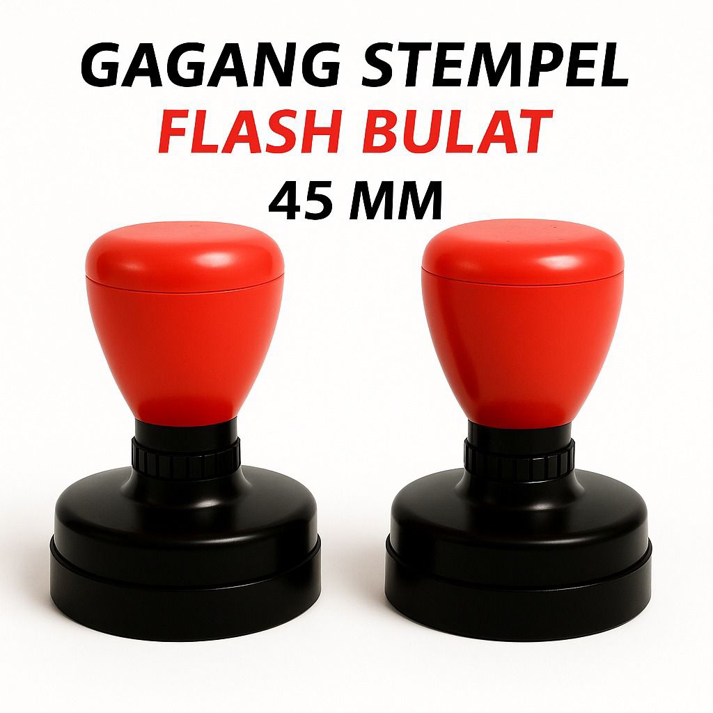 

D45 - Gagang Stempel Flash Bulat 45 MM