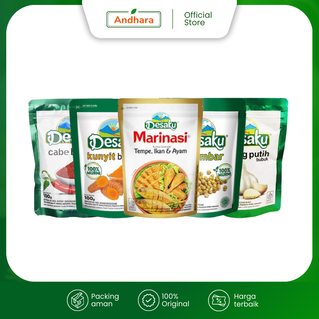 

Desaku Aneka Bumbu & Rempah Bubuk Original 100gr