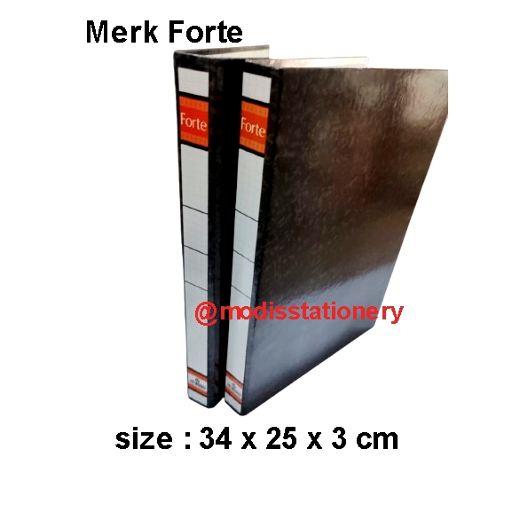 forte dokumen file lebar 3 cm model jepit dan tulang folder organizer kertas ordner file