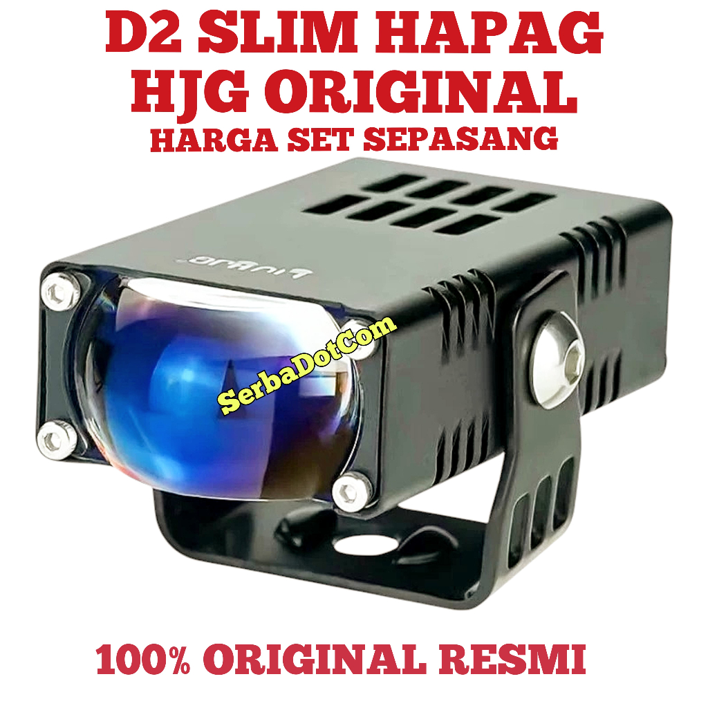 LAMPU TEMBAK HAPAG D2 WATERPROFF SLIM MINI SOROT LASER PRO SUPERBRIGHT LIU HJG LTC SCARLET ORIGINAL 