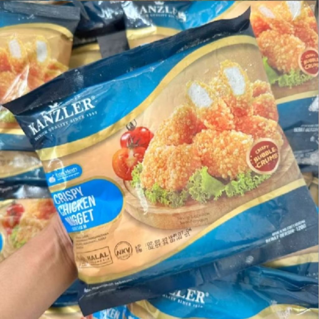 

kanzler crispy chicken nugget 120 grm(bubble crumbs)