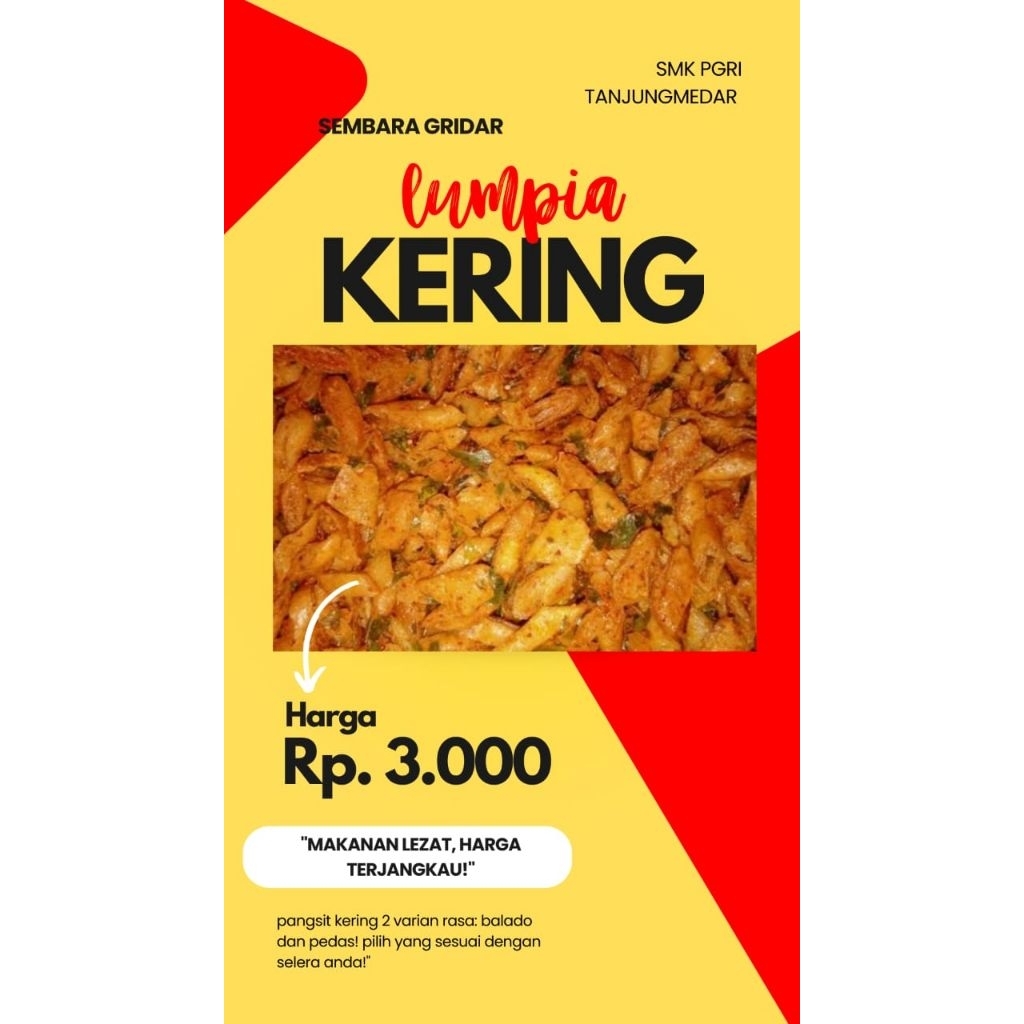 

lumpia kering 100kg