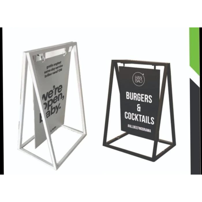 Standing banner besi / standing custom