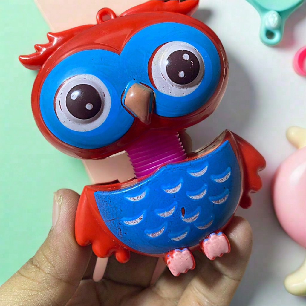 Calvina Kids - Mainan Anak Pop Pipes Light Up / Boneka Pop Pipes LED Menyala Mainan Tarik-tarik