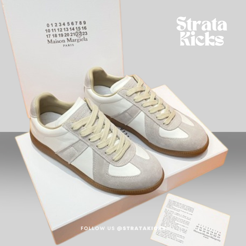 MM German Army Trainer White Grey Gum Sneaker (Size 35-45)