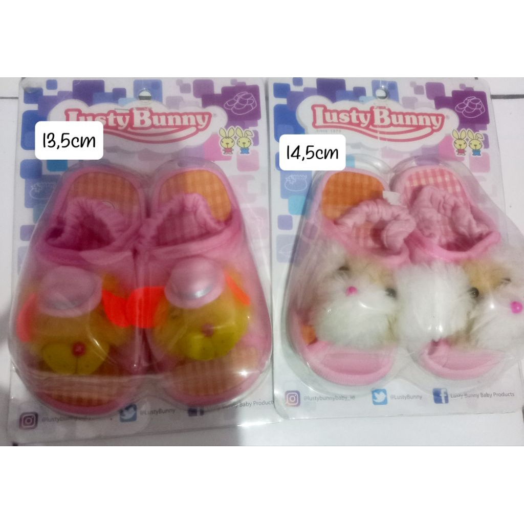 2pasang Sendal bayi Lusty Bunny