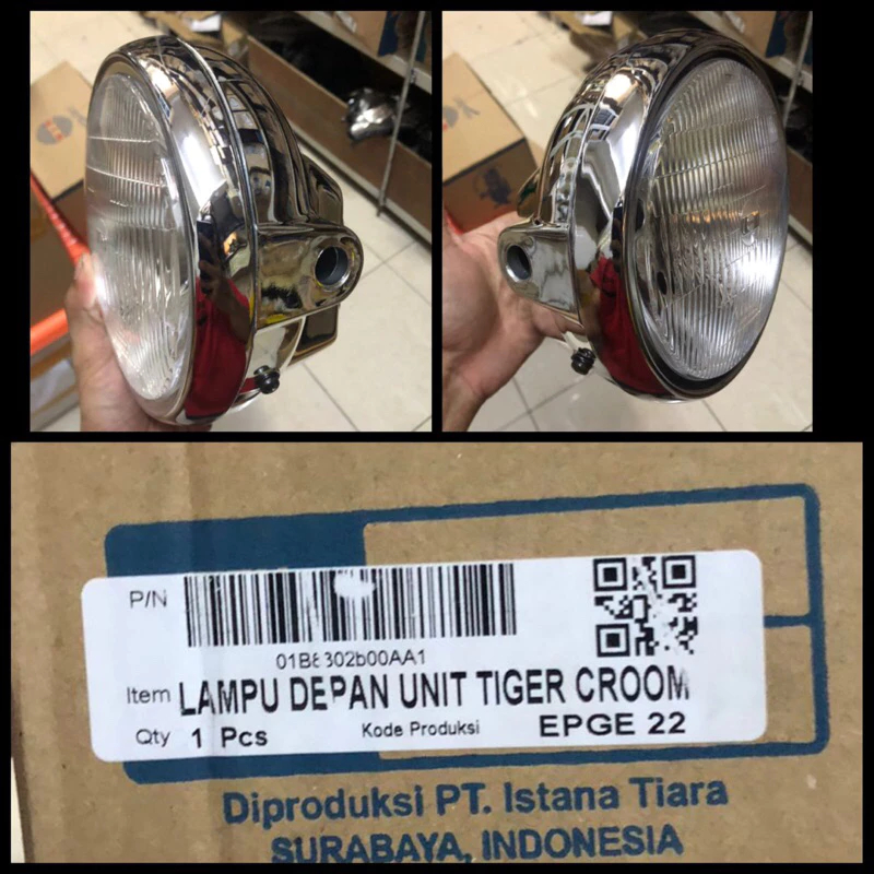 Lampu Depan Tiger Lama Lampu Depan Tilam Set Merk WIN