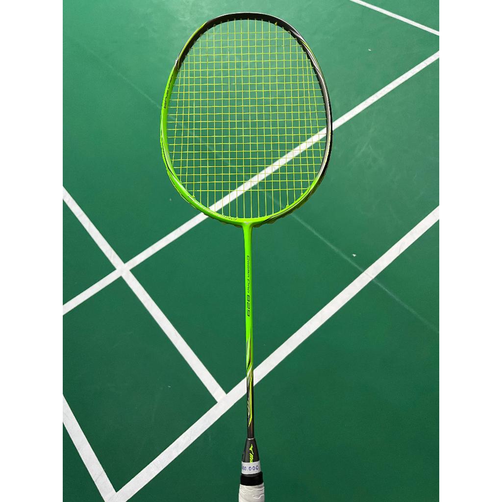 Raket Ex Review Badminton Mizuno Carbo Pro 829 Green Original - 4U