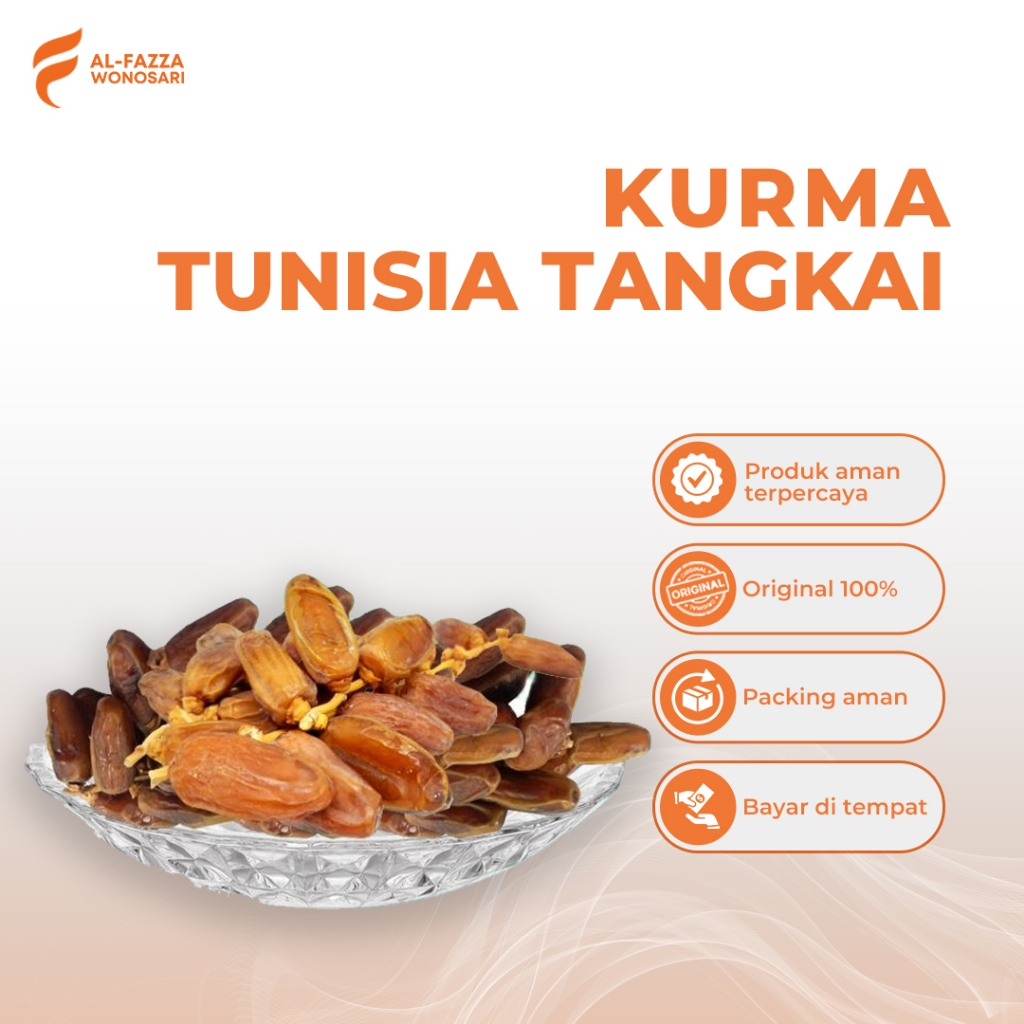

Kurma Tunisia Tangkai Palm Frutt Premium Original 100% – Legit, Kering Luar, Lembut Dalam