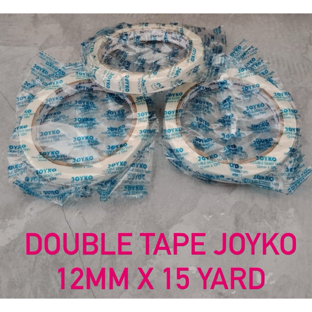 

Double Tape Joyko 12mm x 15 Yard