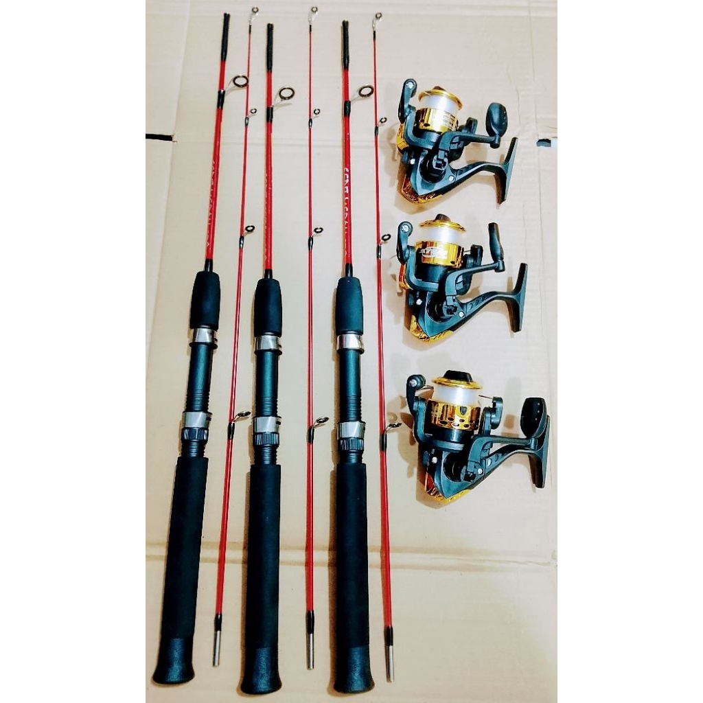 PANCING UDANG 120 CM + REEL +TALI