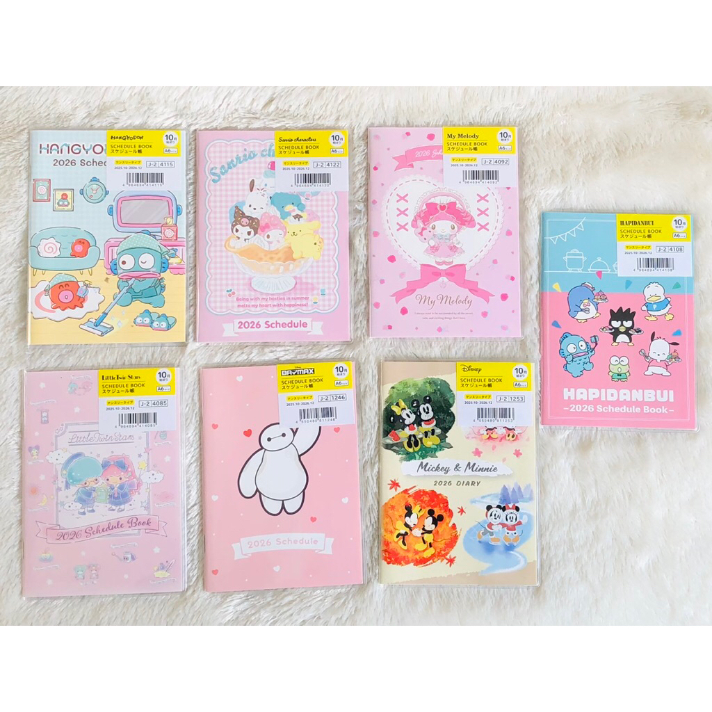 

buku agenda disney 2026 original daiso Japan