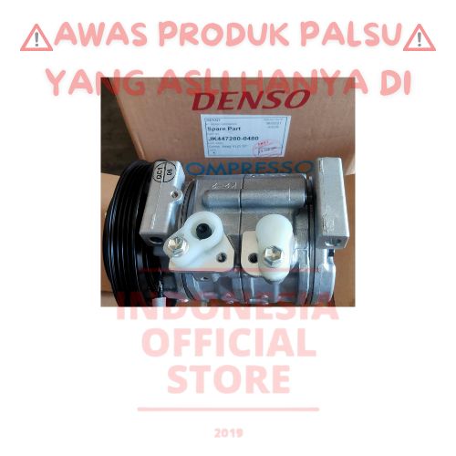 COMPRESSOR SX4 2000 KOMPRESOR EXTRA FAN KIPAS APV ARENA ESCUDO ORIGINAL ASLI DENSO AC MOBIL