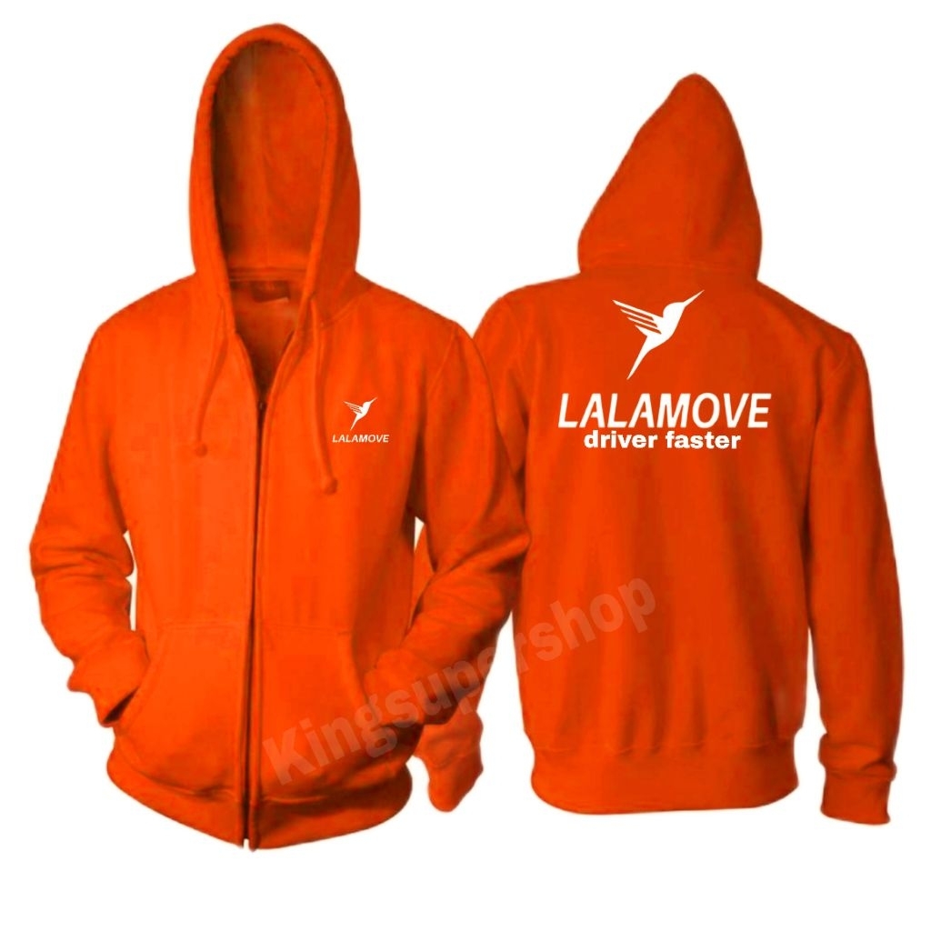 sweater Hoodie Jumper lalamove Hoodie sweater logo driver faster lalamove terbaru