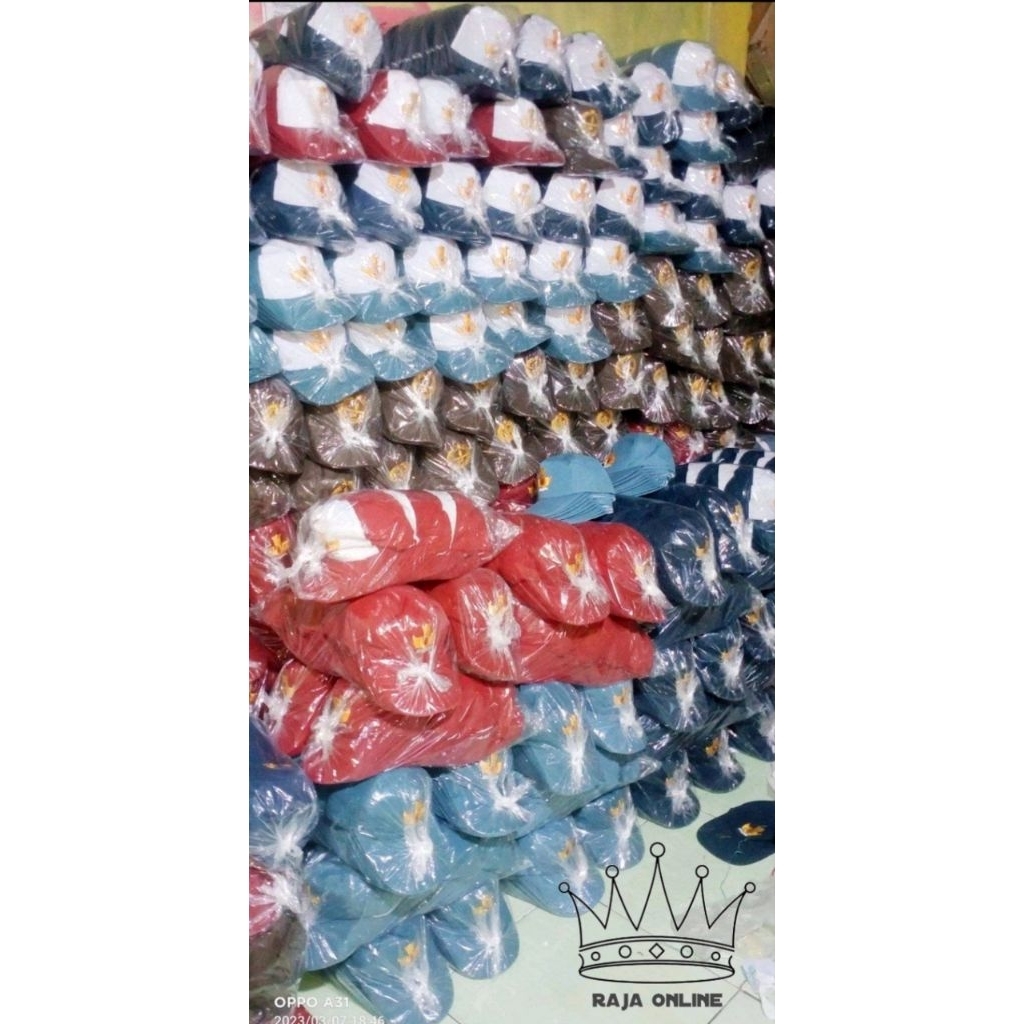 Topi Sekolah SD SMP SMA PERAMUKA MARUN POLOS DAN PUTIH TOPI ANAK LAKI LAKI PEREMPUAN GROSIR KONVEKSI