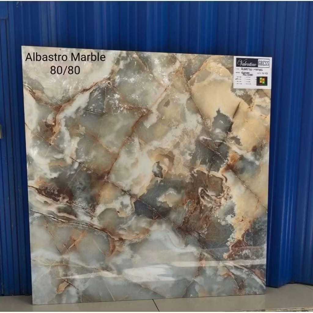 GRANITE 80X80 VALENTINO GRESS ALBASTRO MARBLE